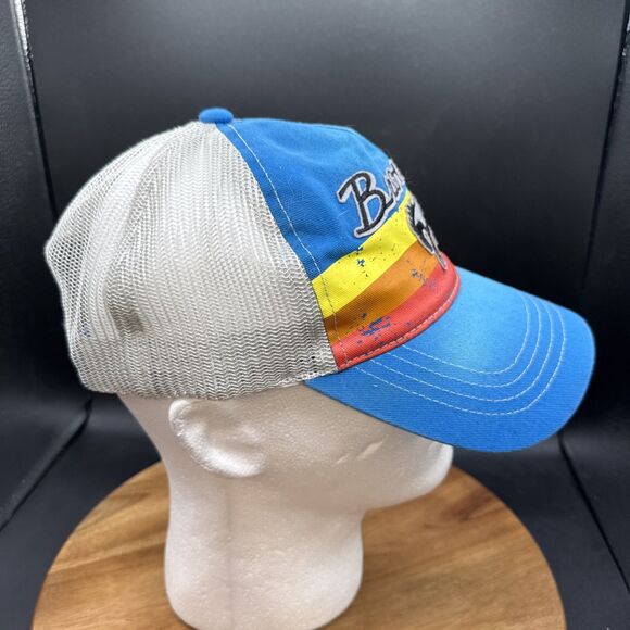 Ford Bronco Retro Logo Blue Snapback Hat Officially Licensed Pre-Owned Cap - Picture 4 of 6